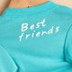 Pet Tee For Small & Medium Dogs, "Best Friends" Pattern Dog Shirts Cat Clothes, Pet Apparel