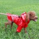 Pet PU Raincoat For Small And Medium Dog, Puppy Reflective Waterproof Snowproof Raincoat