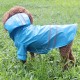 Pet PU Raincoat For Small And Medium Dog, Puppy Reflective Waterproof Snowproof Raincoat