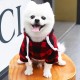 Pet Hoodie For Small Medium Large Dogs, Winter Plaid Dog Hoodie With Pocket, Warm Pet Apparel