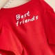 Pet Tee For Small & Medium Dog, "Best Friends" Dog T-Shirts Cat Clothes, Print Shirts For Pets