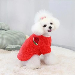 Dog Sweaters For Small Dogs, Pet Girl Dog Clothes, Fleece Puppy Sweater For Extra Small Dogs