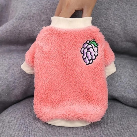 Dog Sweaters For Small Dogs, Pet Girl Dog Clothes, Fleece Puppy Sweater For Extra Small Dogs