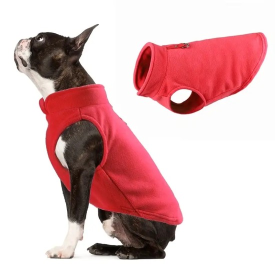 Winter Soft Fleece Pet Dog Clothes Puppy Clothing French Bulldog, Costumes Jacket For Small Dog