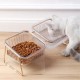 Raised Pet Food Bowls For Dog & Cat, Non-slip Cat Tilted Food Bowl, Elevated Dog Food & Water Bowls