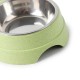 Double Pet Bowls Dog Food Water Feeder Stainless Steel Pet Feeder Cat Puppy Feeding Supplies