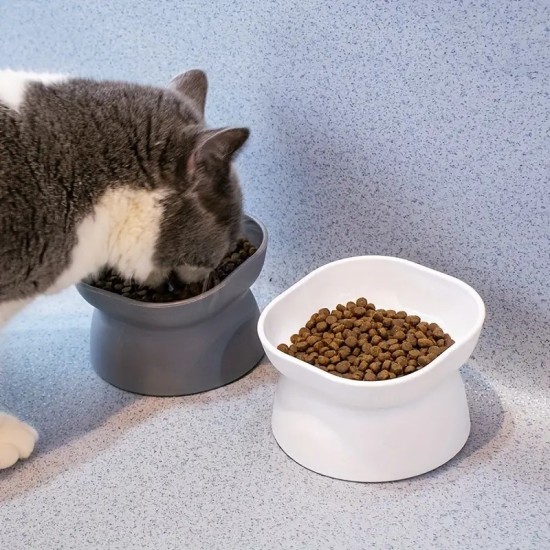 Pet Bowl Neck Protection Food Bowl For Dogs & Cats Pet Feeding Bowl Pet Raising Bowl Pet Supplies