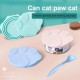 Dog Feeding Bowl,Silicone Cat Canned Lid, Pet Food Cover Storage Fresh-Keeping Lid Bowl Accessories