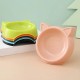 1pc Pet Feeding Bowl, Cat Shape Design Food Bowl For Puppy Dogs & Cats