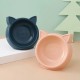 1pc Pet Feeding Bowl, Cat Shape Design Food Bowl For Puppy Dogs & Cats