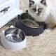 Pet Anti-Choking Slow Feeder And Water Bowl Station Set For Dogs Cats Supplies Utensils