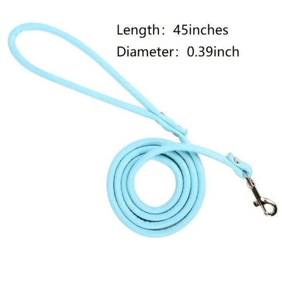 PU Leather Leash Rope For Small Dogs And Cats Dog Leashes For Puppies Dog Supplies Dog Traction Rope