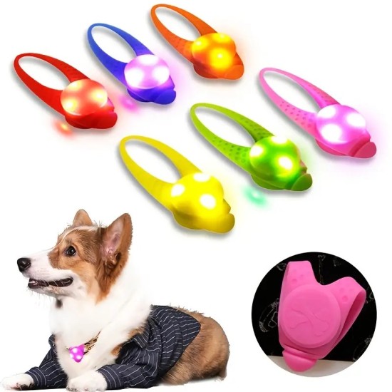 1pc Pet Pendant Collar, Night Anti-lost LED Light Pendant For Dog And Cat, Pet Supplies