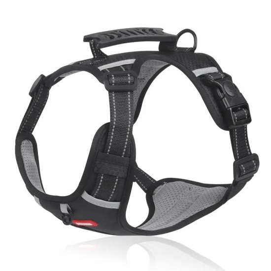 No Pull Pet Harness For Dog & Cat, Adjustable Soft Padded Large Dog Harness With Easy Control Handle