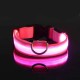 Glow-In-The-Dark Pet Collar For Small Medium Dogs, LED Dog Collar For Night Walking