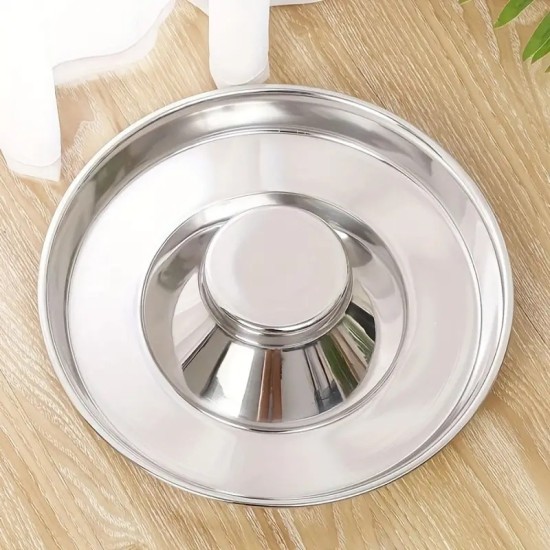 Stainless Steel Pet Food Bowl, Pet Slow Feeder Bowl For Indoor Dogs, Dog Bowls Dishes