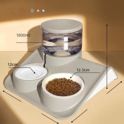 Pet Feeder Drinking And Feeding Integrated Device Pet Water Stainless Steel For Dogs And Cats