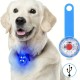 1pc Rechargeable LED Light Pendant For Dogs Rechargeable Keyring Pet Dogs Collars Puppy Accessories Luminous Pendant Glowing Collar