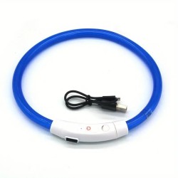 USB Charge Glowing Collar Bright For Night Safety,Adjustable Luminous Collars For Night Walking